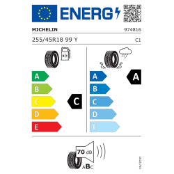 Michelin 255/45 R18 99Y Primacy 4+ TL