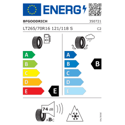 Bf Goodrich LT265/70 R16 121/118S All TerrainT/A KO2 RWL M+S TL