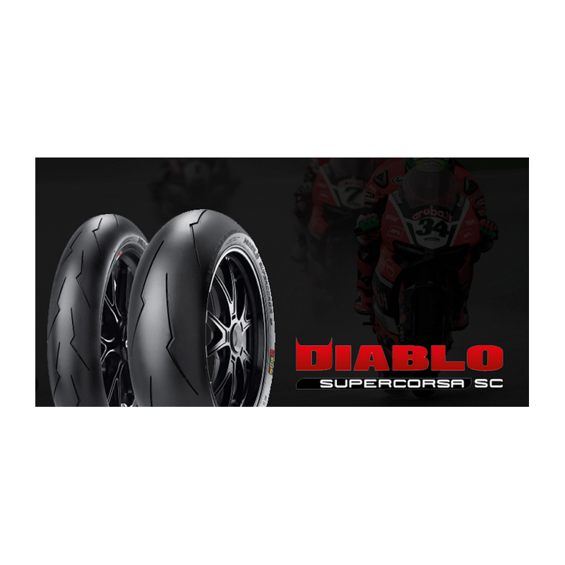 Pirelli Diablo Supercorsa V4  SC3 150/60 R 17 M/C 66V TL Trasera