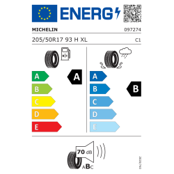 Michelin 205/50 R17 93H E Primacy XL TL